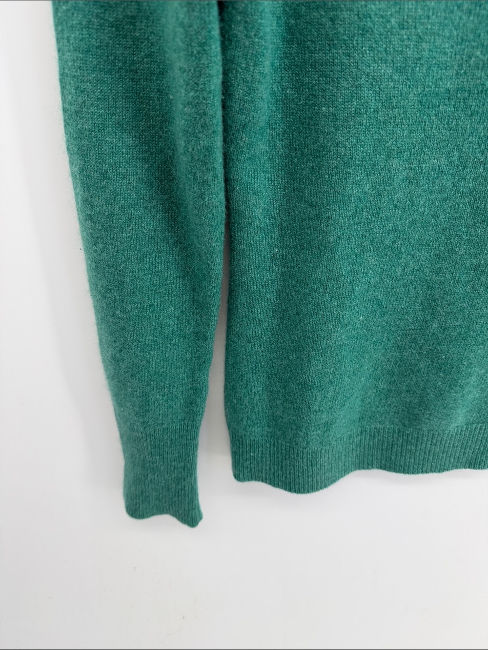 White + Warren 100% cashmere scallop neckline knit pullover sweater sz as - Picture 3 of 7